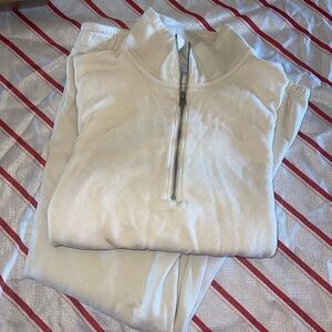 Abercrombie & Fitch Soft Cream Pullover & Jogger set